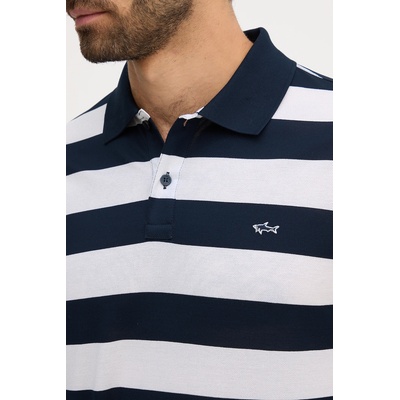 Памучна тениска с яка Paul&Shark Knitwear (99311002)