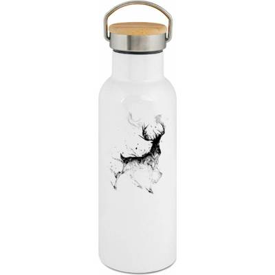 123TRIKO termoska Ledový jelen, V2, černý potisk 500 ml
