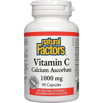 Natural Factors Vitamin C Calcium Ascorbate 1000 mg, 90 Capsules