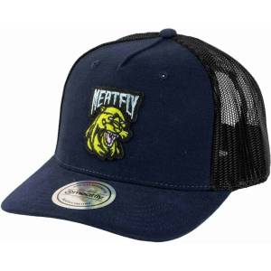Meatfly шапка с козирка Hawkye Trucker Navy Blue Panther | Синя | Meatfly | Sin | МЪЖЕ | ЕДИН РАЗМЕР