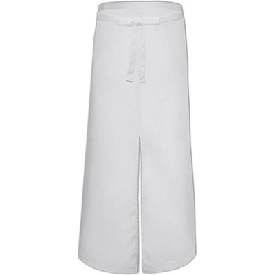 Link Kitchen Wear Bistro zástera s rázporkom X962 White 100 x 100 cm