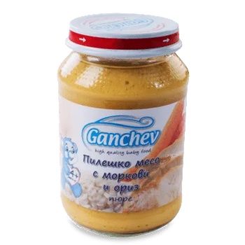 Image 1 of Ганчев пюре Пилешко месо с моркови и ориз