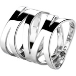Silenti Jewelry Сребърен пръстен "Самоувереност" - 9 - 59.5мм (19.1мм диам. )