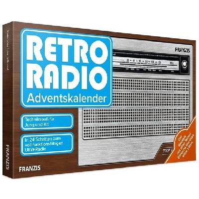 Franzis adventní kalendář Retro rádio stavebnice