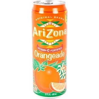 Arizona ovocný koktejl s příchutí pomeranče 0,68 l