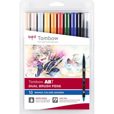 Fixy Tombow - oboustranné 10 ks - Shonen TABT-10C-MA