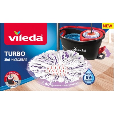 Freudenberg Home and Cleaning Solutions Vileda Turbo моп + кофа с педал 3в1