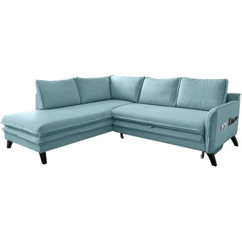 Miuform Светлосин ъглов разтегателен диван ляв ъгъл, Charming Charlie - Miuform (Charming Charlie HAEECL-2QR LIN11)