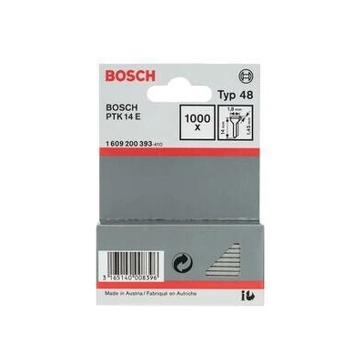 Klinčeky, typ 48 1,8 x 1,45 x 14 mm BOSCH 1609200393