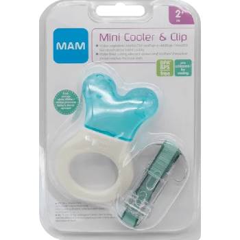 Mam Mini Cooler & Clip hryzadielko Turquoise 1 ks