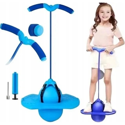 Pogo Jumper Fialový skákací míček z gumy a plastu pro děti od Věk 5+