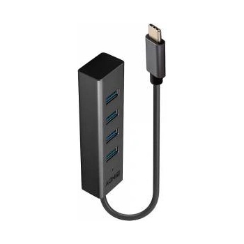 Lindy Хъб Usb 3.2-C към 4 x Usb-A, Lindy L43325