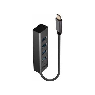 Lindy Хъб Usb 3.2-C към 4 x Usb-A, Lindy L43325