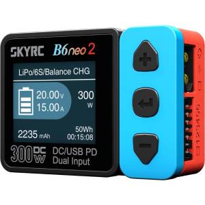 SKYRC Зарядно смарт SkyRC B6neo 2 Smart DC Charger blue/red LiPo 1-6S 15A 300W SK100225-01 (SK100225-01)