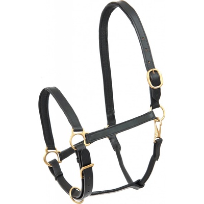 WALDHAUSEN Kožená ohlávka STAR černá – Sleviste.cz