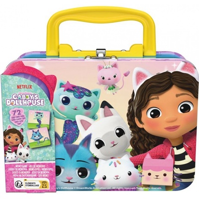 Spin Master Gabby's Dollhouse паметна игра в метална кутия (6068654)