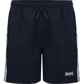 Image 1 of Lonsdale Мъжки къси панталони Lonsdale Stripe Woven Shorts Mens - Black