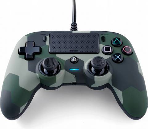 Nacon Wired Compact Controller PS4OFCPADCAMOGREEN