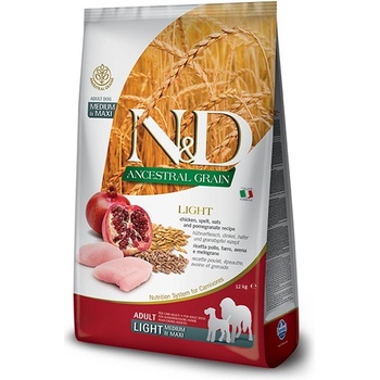 N&D Dog Low Grain Puppy Medium&Maxi Chicken & Pomegranate 12 kg