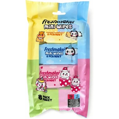 Freshmaker detské vlhčené obrúsky Mini 8 x 8 ks