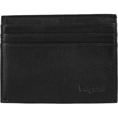 Bugatti Кожен калъф за карти Bugatti Sempre, черен (49 1182 01)