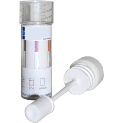 IVD Biotech Multi drogový test ze slin na 6 drog AMP, BZO, COC, MET, OPI, THC nádobka 1 ks