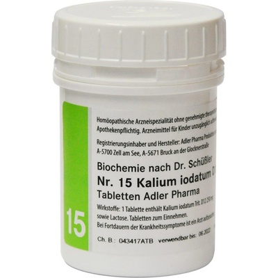 Adler Pharma Schüsslerove soli Nr. 15 Kalium iodatum D12 400 tabliet