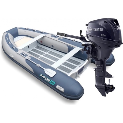 Gladiator RIB 380 AL a Tohatsu MFS20E S