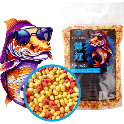 Fine Fish Koi Sticks Duo Mix 5 l, 600 g