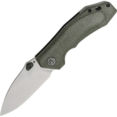 Petrified Fish PFP04 Havrog Stonewash K110 Green Micarta PFP04GRMW