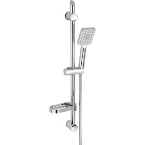 FERRO Metalia 54 - Комплект от душ-глава, душ-щанга и маркуч, хромиран KIT920, 0 (KIT920,0)
