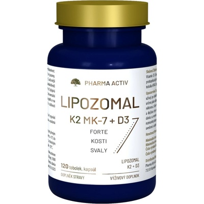 Pharma Activ LIPOZOMAL K2 MK-7 + D3 120 kapsúl