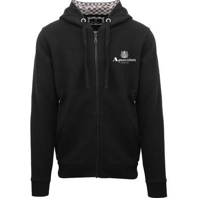 Aquascutum Блуза Aquascutum Men's Zip Hooded Sweatshirt - Black