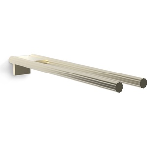 DECOR WALTHER Закачалка на релса за кърпи Of Line вертикални 46 см шампанско (0670520)
