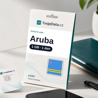 eSIM Aruba neomezeně / 1 den - Aruba PQTH8MC12