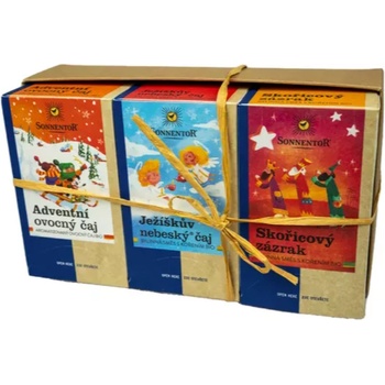 SONNENTOR - Подаръчна опаковка от 3 чая, Коледа