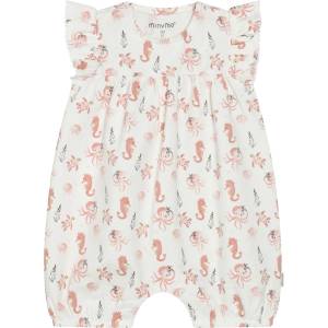 Minymo Детско ежедневно термо бельо Minymo Kid's Suit S/S AOP Body - Vanilla Ice - размер 62 (EU) (714-1863-0111)
