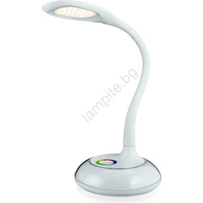 Polux Rgb led Настолна лампа cosmos 6, 5w/230v бяла (sa0788)