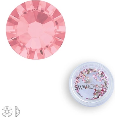 Swarovski kryštáliky SS5 Light Rose AB 50 ks