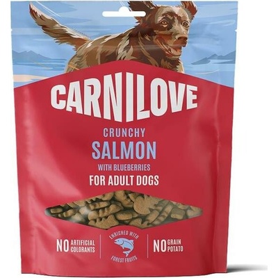 VAFO Praha s.r.o. CARNILOVE Dog CRUNCHY Snack Salmon with Blueberries 200 g – Hledejceny.cz