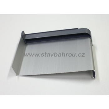 Venkovní hliníkový parapet - elox stříbrný C0