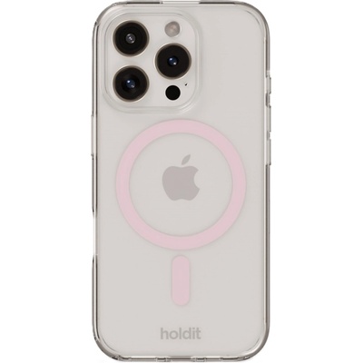 Holdit Гръб Holdit MagSafe Case за iPhone 16 Pro Max - Розов/Прозрачен