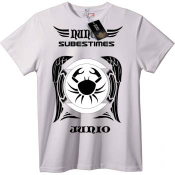 NOONEBRAND Subestimes Урбан Тениска - 2XL, White