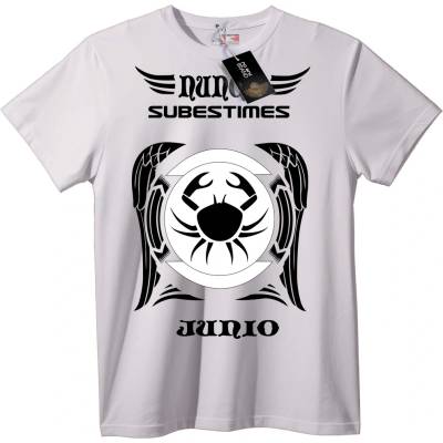 NOONEBRAND Subestimes Урбан Тениска - 2XL, White