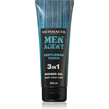 Dermacol Men Agent Gentleman Touch 3in1 Shower Gel Душ гел за мъже 3в1 250 ml (105925)