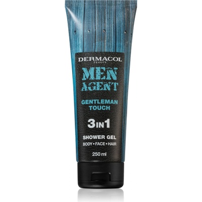 Dermacol Men Agent Gentleman Touch 3in1 Shower Gel Душ гел за мъже 3в1 250 ml (105925)