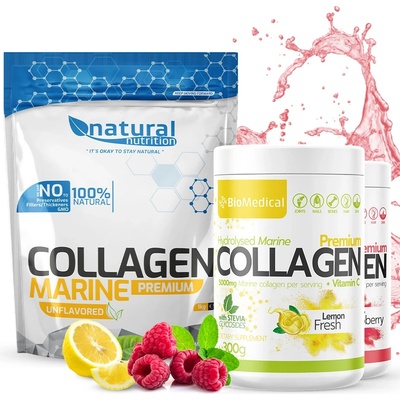 Natural Nutrition Collagen Premium hydrolyzovaný rybací kolagén Natural 400 g