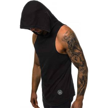 Madmext Мъжка тениска с качулка 2893 - Черна 285240 (285240_Черно)