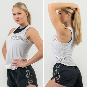 Nebbia FIT Activewear Racer Back 441 bílá