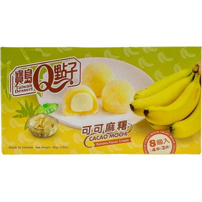 Q Brand Mochi Kakao Banán 80 g – Zbozi.Blesk.cz